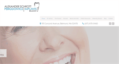 Desktop Screenshot of belmontperiodontist.com